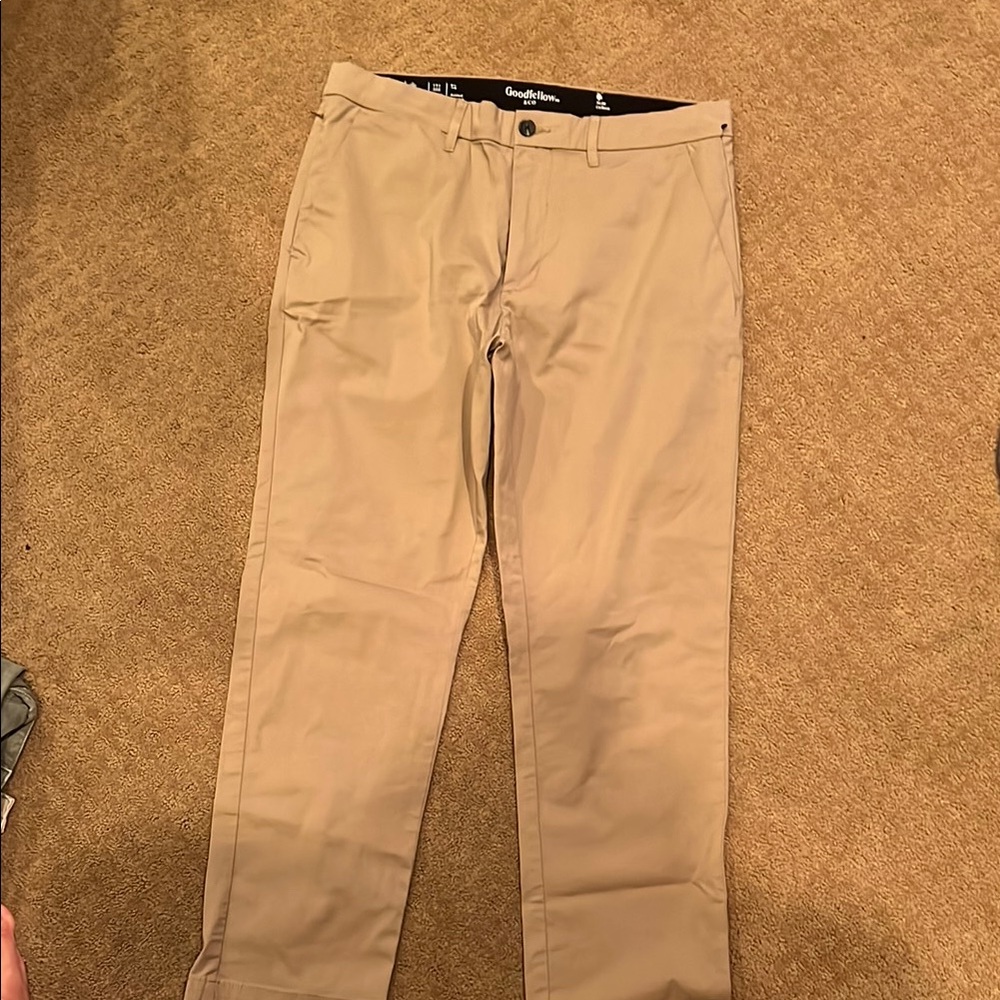 Goodfellow & Co Tan Chinos Classic Straight-Leg